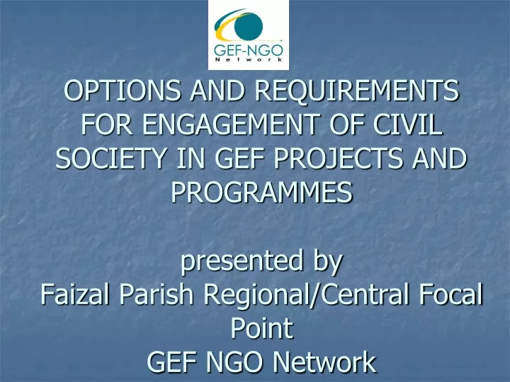 options and requirements for engagement of civil