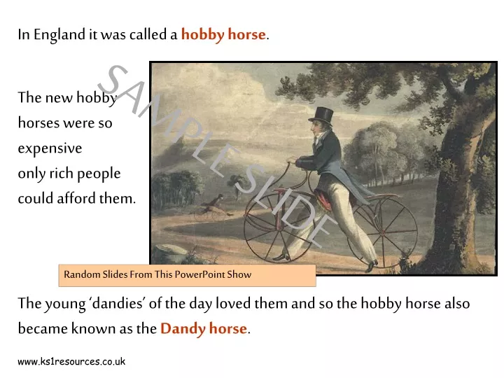 in england it was called a hobby horse