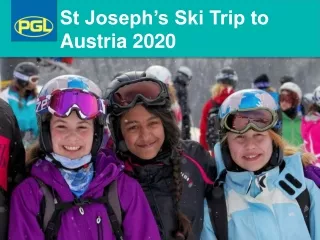 St Joseph’s Ski Trip to Austria 2020