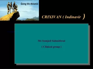 CRIXIVAN ( Indinavir )