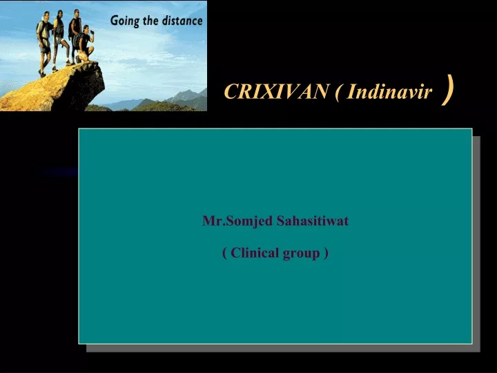 crixivan indinavir