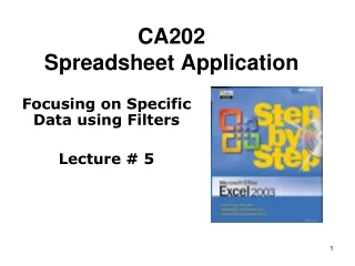 CA202 Spreadsheet Application