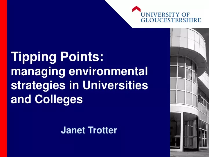 tipping points managing environmental strategies