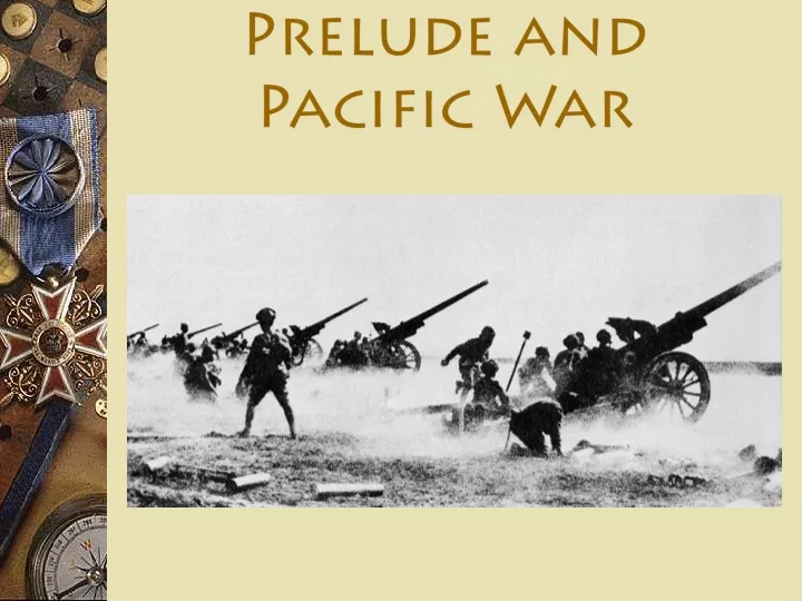 prelude and pacific war