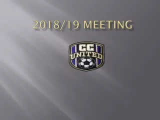 2018/19 Meeting