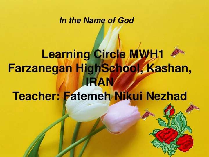 learning circle mwh1 farzanegan highschool kashan iran teacher fatemeh nikui nezhad