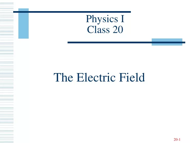 physics i class 20