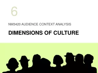 NM3420 AUDIENCE CONTEXT ANALYSIS