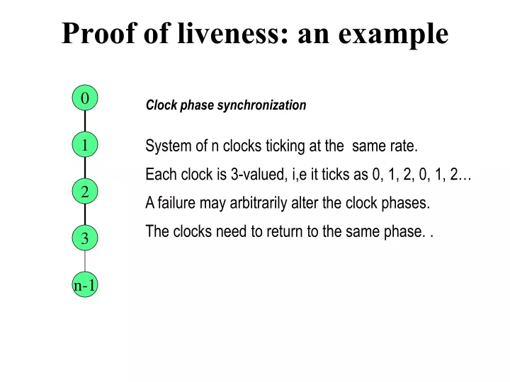 proof of liveness an example