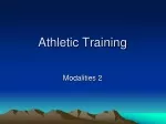 Therapeutic Modalities in Sports Training: Heat Therapy - slide 1