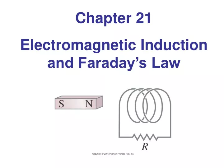 chapter 21 electromagnetic induction and faraday