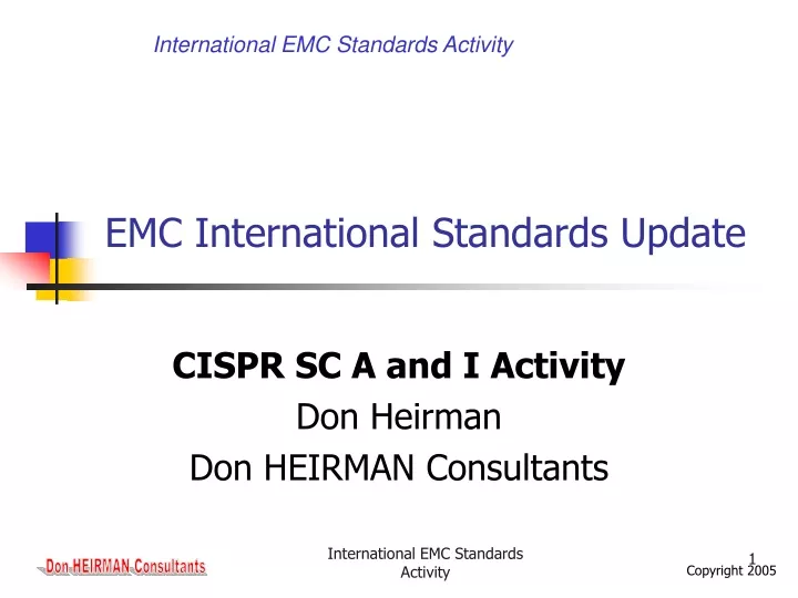 emc international standards update