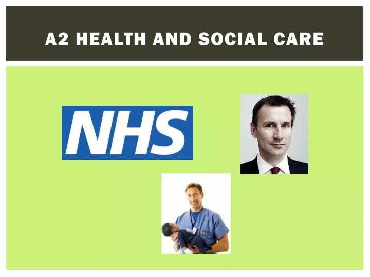 a2 health and social care