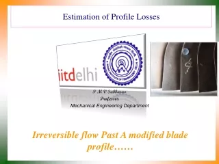 Estimation of Profile Losses