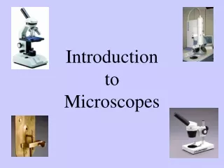 Introduction to Microscopes