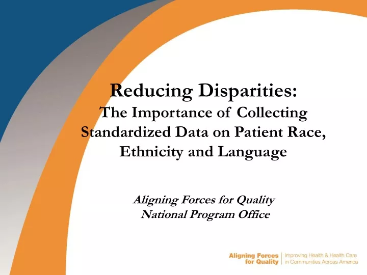 reducing disparities the importance of collecting