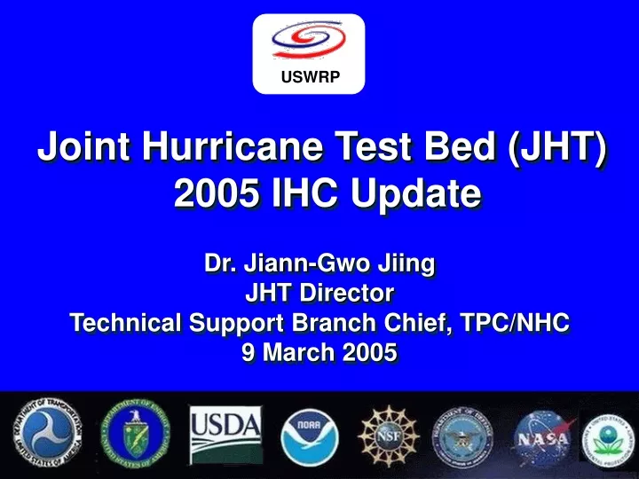 joint hurricane test bed jht 2005 ihc update