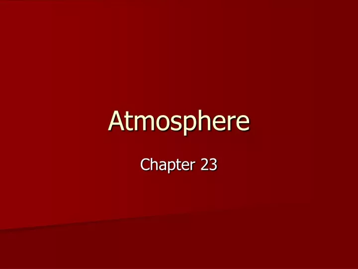 atmosphere