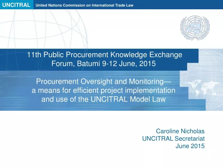 11th public procurement knowledge exchange forum