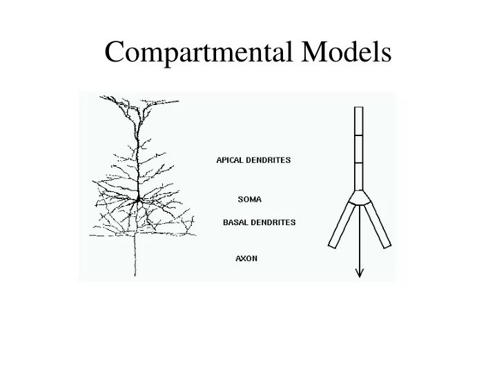 compartmental models