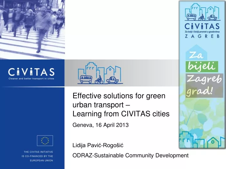 effective solutions for green urban transport