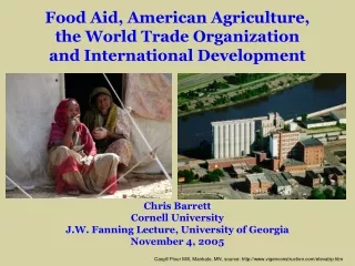 food aid american agriculture the world trade