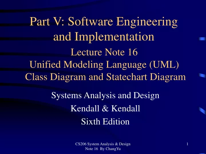 part v software engineering and implementation