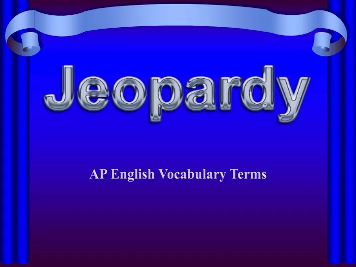 ap english vocabulary terms