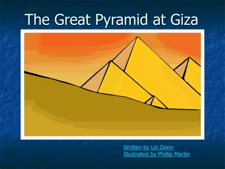 the great pyramid at giza