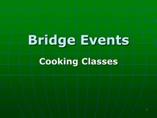 bridge events