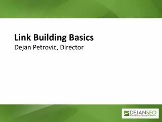Link Building Basics