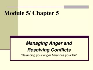 Module 5/ Chapter  5