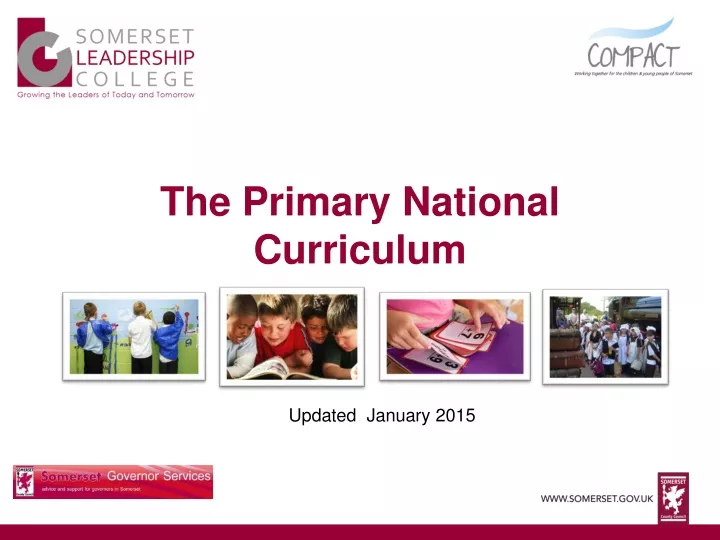 the primary national curriculum