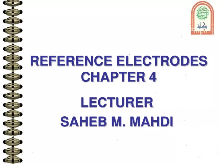 reference electrodes chapter 4