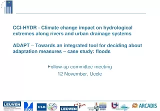 Follow-up committee meeting 12 November, Uccle