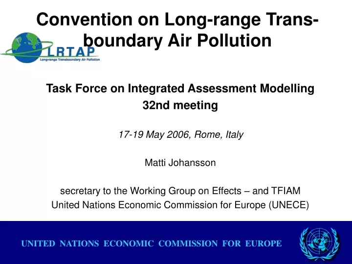 convention on long range trans boundary air pollution