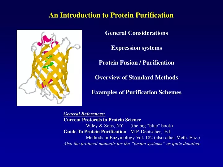 an introduction to protein purification