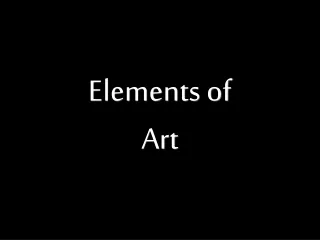 Elements of  Art