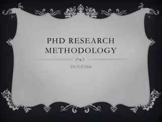 PhD Research Methodology