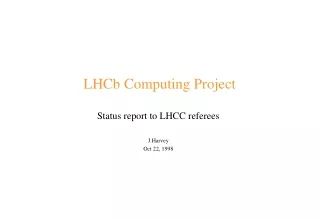LHCb Computing Project
