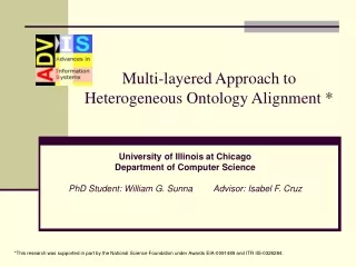 Multi-layered Approach to Heterogeneous Ontology Alignment *