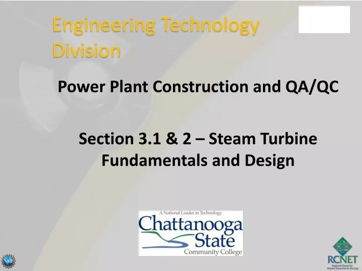 power plant construction and qa qc section 3 1 2 steam turbine fundamentals and design