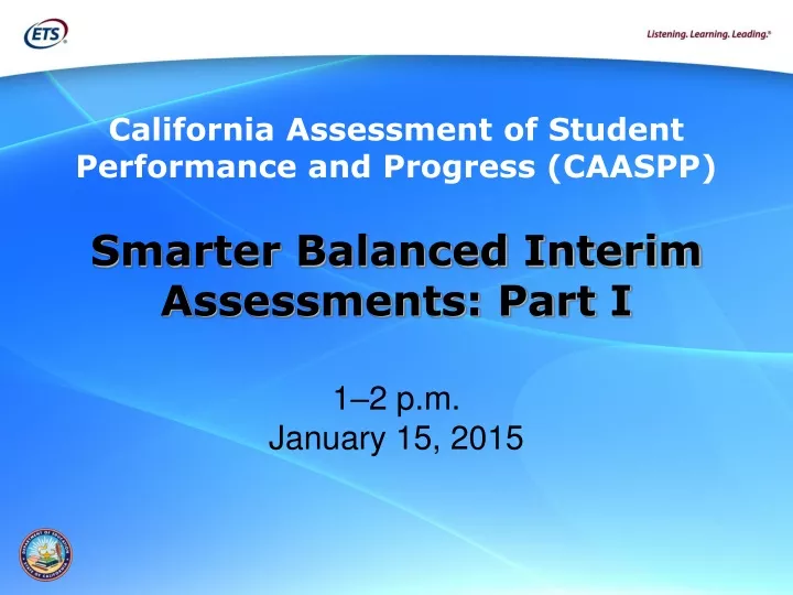 california assessment of student performance