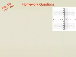 Homework Questions