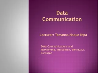 Lecturer: Tamanna Haque Nipa