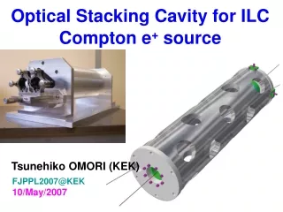 Optical Stacking Cavity for ILC Compton e +  source