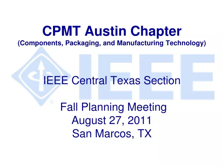 cpmt austin chapter components packaging