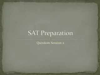 SAT Preparation