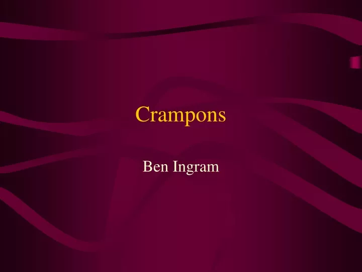 crampons