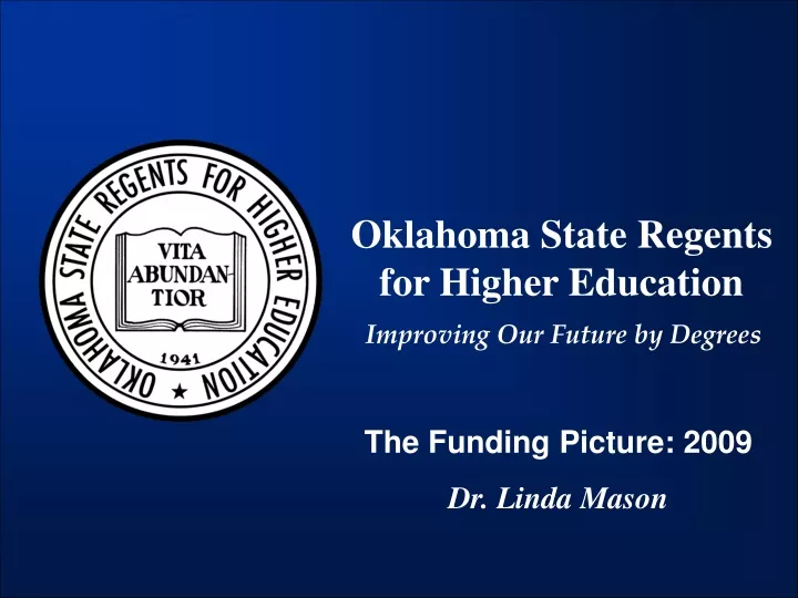 oklahoma state regents for higher education